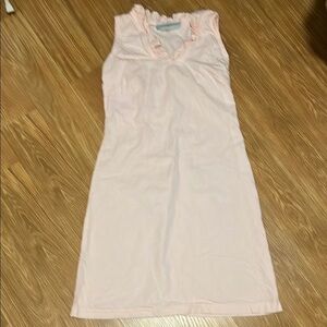 Haley and the hound Casual Pink Sheath Midi Dress with V-Neck size 6
